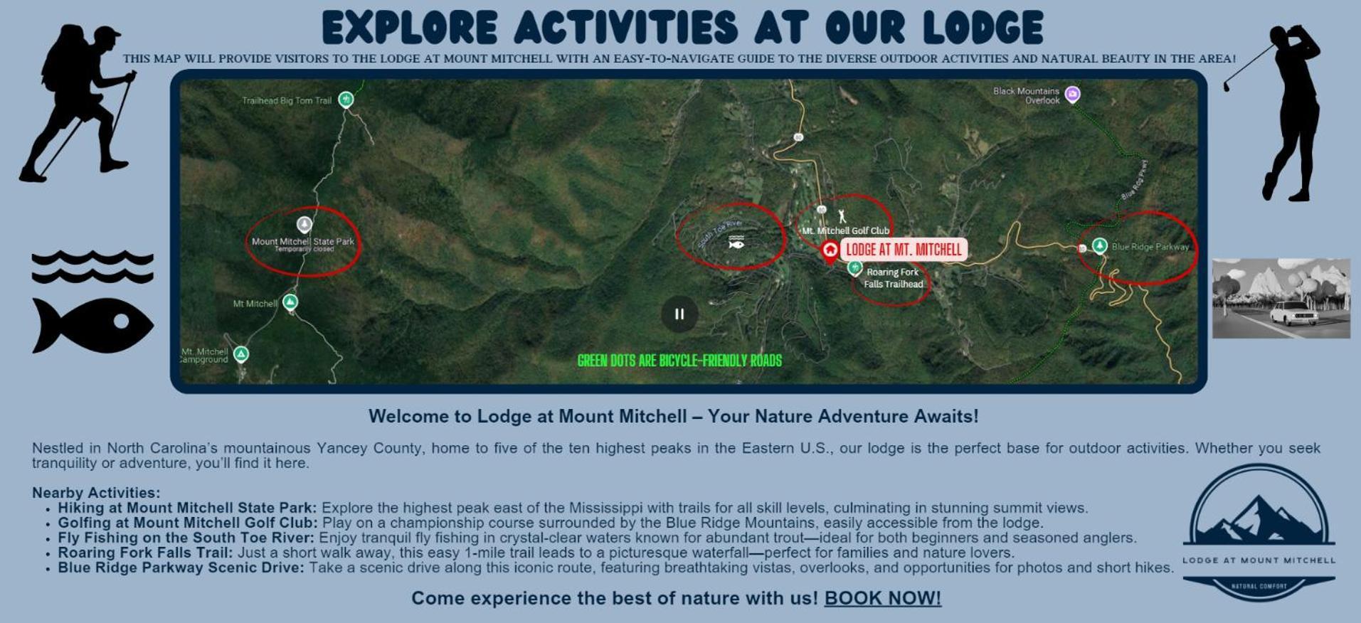 Lodge At Mount Mitchell Busick Exterior foto